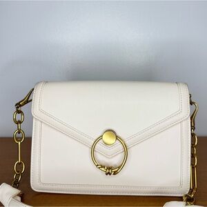 Charles & Keith white shoulder purse